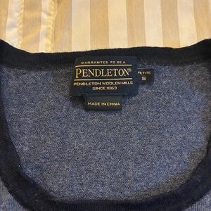 Pendleton Women’s Heather Blue Crewneck Sweater